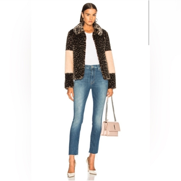 MOTHER High Waisted Looker Ankle Fray Walking On Coals Wash Size 32 - Picture 1 of 4